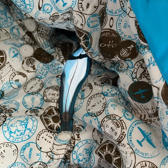 Oakley Teal Insulated Winter Snow Ski/Snowboard Jacket - Picture 8 of 17